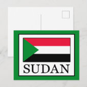 Soedan Briefkaart (Voorkant / Achterkant)