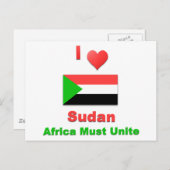 Soedan Briefkaart (Voorkant / Achterkant)