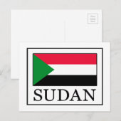 Soedan Briefkaart (Voorkant / Achterkant)