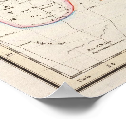 Soedan, Ethiopië Poster (Hoek)