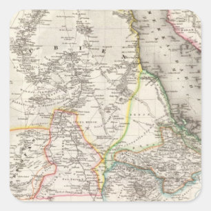 Soedan, Ethiopië Vierkante Sticker