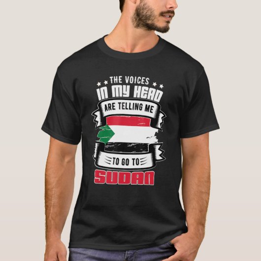 Soedan in mijn hoofd t-shirt (Voorkant)