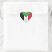Soedan liefde vlag trots hart sticker (Tas)