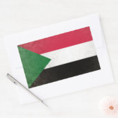 Soedan Rechthoekige Sticker (Envelop)