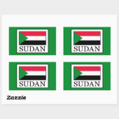 Soedan Rechthoekige Sticker (Vel)