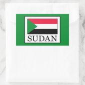 Soedan Rechthoekige Sticker (Tas)
