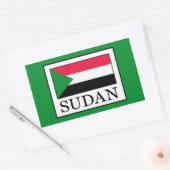 Soedan Rechthoekige Sticker (Envelop)
