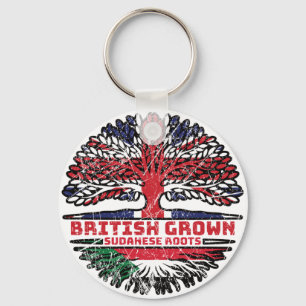 Soedan Sudanese UK - Britse boom Sleutelhanger