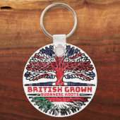 Soedan Sudanese UK - Britse boom Sleutelhanger (Voorkant)