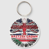 Soedan Sudanese UK - Britse boom Sleutelhanger (Achterkant)