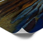 Soedan, traditionele visserij, vintage-reizen poster (Hoek)