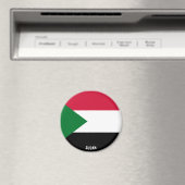 Soedanese vlag charmant patriotticum magneet (Insitu (Vaatwasser))