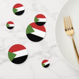 Soedanese vlag confetti