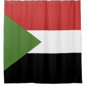 Soedanese vlag douchegordijn (Voorkant)