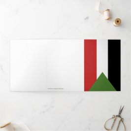 Soedanese vlag drieluik kaart