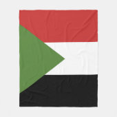 Soedanese vlag fleece deken (Voorkant)