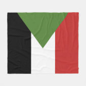 Soedanese vlag fleece deken (Voorkant (Horizontaal))