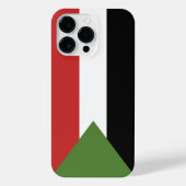 Soedanese vlag iPhone hoesje (Achterkant)