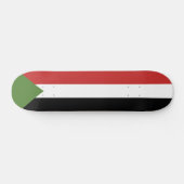 Soedanese vlag persoonlijk skateboard (Horizontaal)