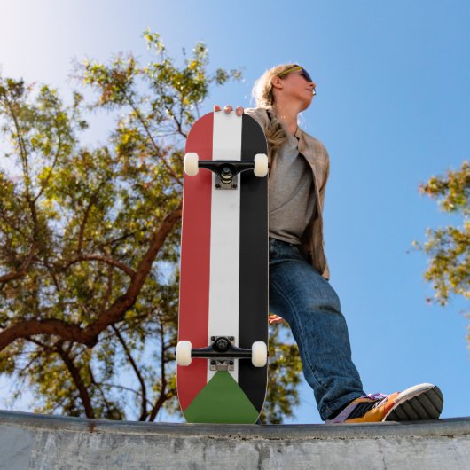 Soedanese vlag persoonlijk skateboard (Buiten 1)