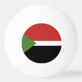 Soedanese vlag pingpongbal (Achterkant)