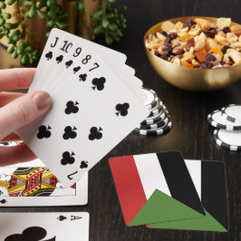 Soedanese vlag pokerkaarten