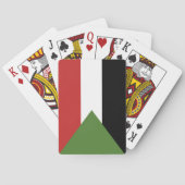 Soedanese vlag pokerkaarten (Achterkant)