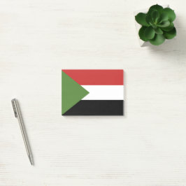 Soedanese vlag post-it® notes