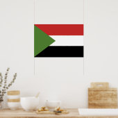 Soedanese vlag poster (Keuken)