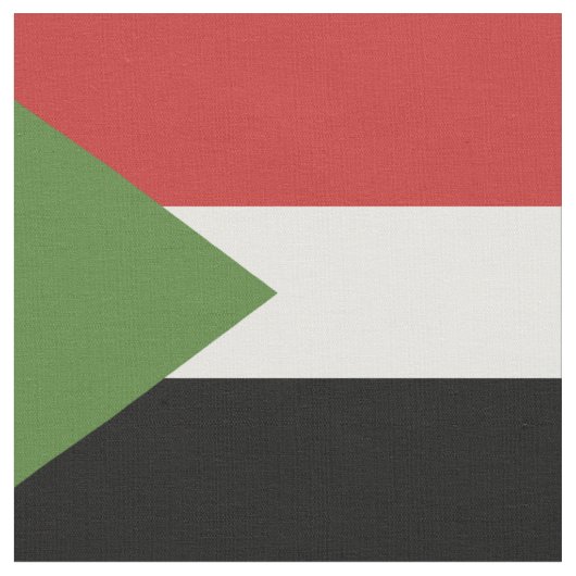 Soedanese vlag stof (Close Up)