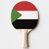 Soedanese vlag tafeltennisbatje (Voorkant)