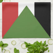 Soedanese vlag theedoek (Gevouwen)