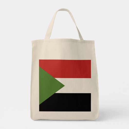 Soedanese vlag tote bag (Achterkant)