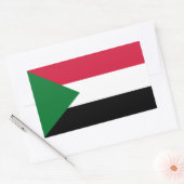 Soedanese vlag, vlag van Soedan Rechthoekige Sticker (Envelop)