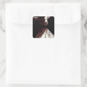 Soefi Boy Whirling Vierkante Sticker (Tas)