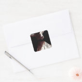 Soefi Boy Whirling Vierkante Sticker (Envelop)