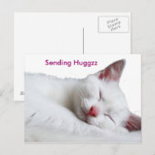 soeooooooooooooo slaperig, Sending Huggzz Briefkaart (Voorkant / Achterkant)