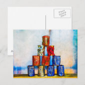 Soep Cans - na de lunch Briefkaart (Voorkant / Achterkant)