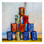 Soep Cans - na de lunch Poster (Voorkant)