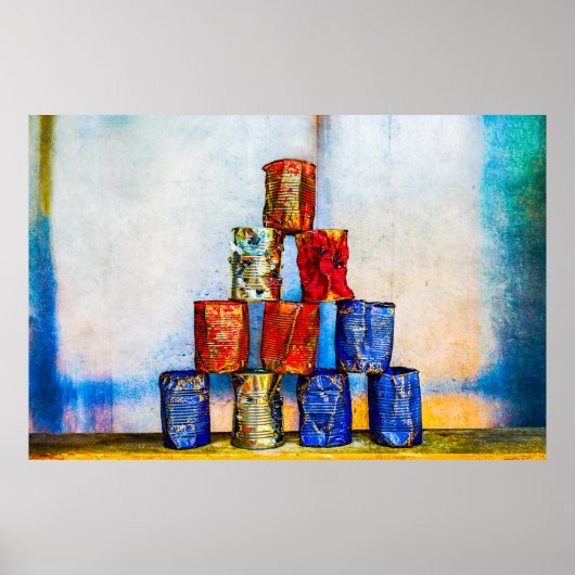 Soep Cans - na de lunch Poster (Voorkant)