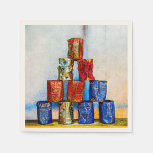 Soep Cans - na de lunch Servet