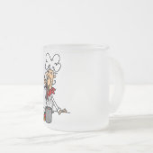 Soep Chef T-shirts en geschenken Matglas Koffiemok (Voorkant rechts)