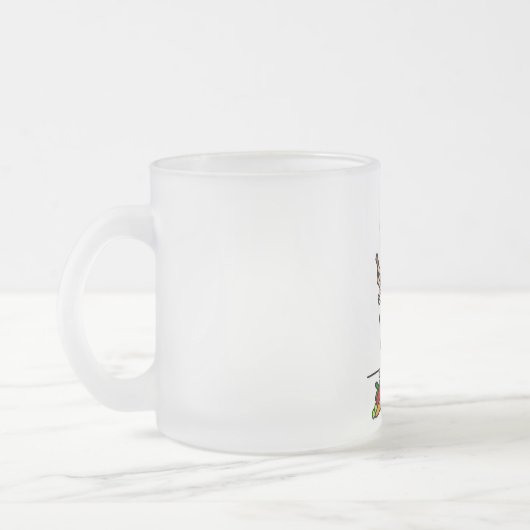 Soep Chef T-shirts en geschenken Matglas Koffiemok (Links)