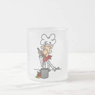 Soep Chef T-shirts en geschenken Matglas Koffiemok