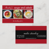 Soep en salade - visitekaartjes voor menselijke co (Voorkant / Achterkant)