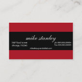 Soep en salade - visitekaartjes voor menselijke co (Achterkant)