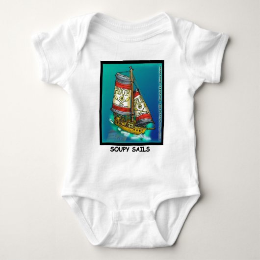Soep  En Zeilen Grappige Cadeaus & Verzamelobjecte Romper (Voorkant)