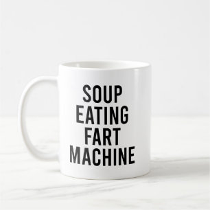 Soep eten scheet machine grappig eten offerte koffiemok