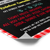 Soep fondsenwerving event sjabloon poster (Hoek)