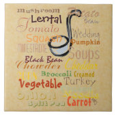 Soep Graffiti Tegeltje (Voorkant)